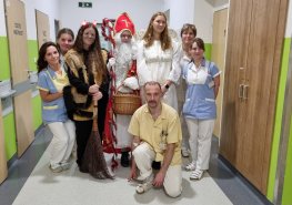 Mikulášská nadílka potěšila pacienty i personál Litomyšlské nemocnice